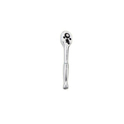 Quick Release Ratchet Handle 1/4 inch 3/8 inch 1/2 inch Drive Reversible Socket Wrench - 14x195x32mm