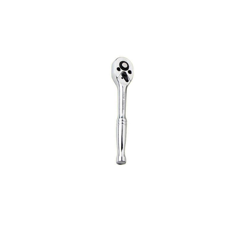 Quick Release Ratchet Handle 1/4 inch 3/8 inch 1/2 inch Drive Reversible Socket Wrench - 14x195x32mm