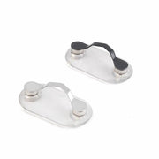 Strong Grip Eyewear Clip Holder Brooch for Glasses and Sunglasses - Silver V528-READEREST-SILVER-8544122