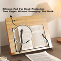 Wooden Adjustable Reading Stand Multifunctional Book Holder Bracket for Desk - Small V528-READING-STAND-S-503674