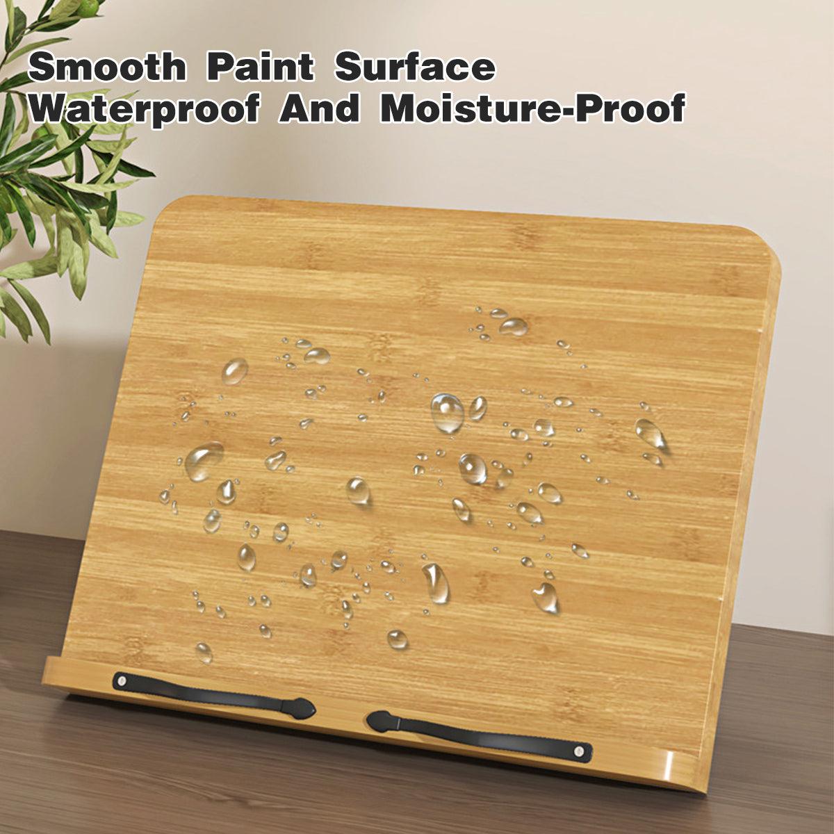 Wooden Adjustable Reading Stand Multifunctional Book Holder Bracket for Desk - Small V528-READING-STAND-S-503674