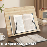 Wooden Adjustable Reading Stand Multifunctional Book Holder Bracket for Desk - Small V528-READING-STAND-S-503674