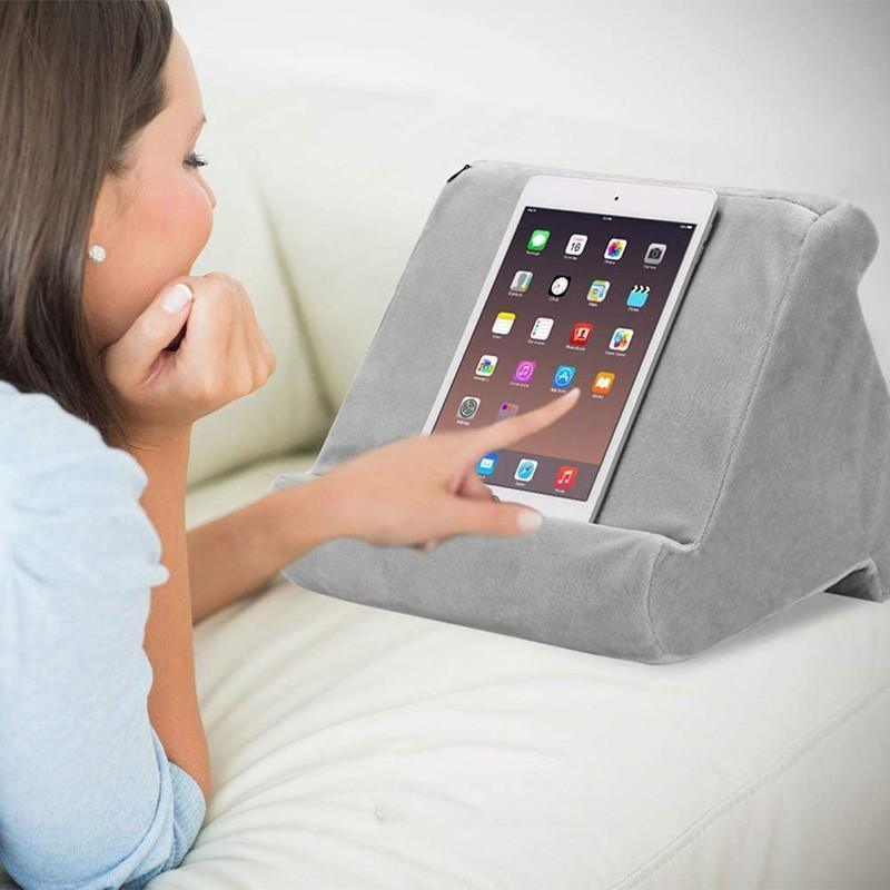 Tablet Pillow Stands For iPad Book Reader Holder Rest Laps Reading Cushion - Blue V528-READINGBRACKET-BLUE-85154