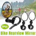 2pcs Bike Rear View Mirrors Adjustable Mountain Bike Handlebar Mirrors Cycling V528-REARVIEW-2PCS-627979