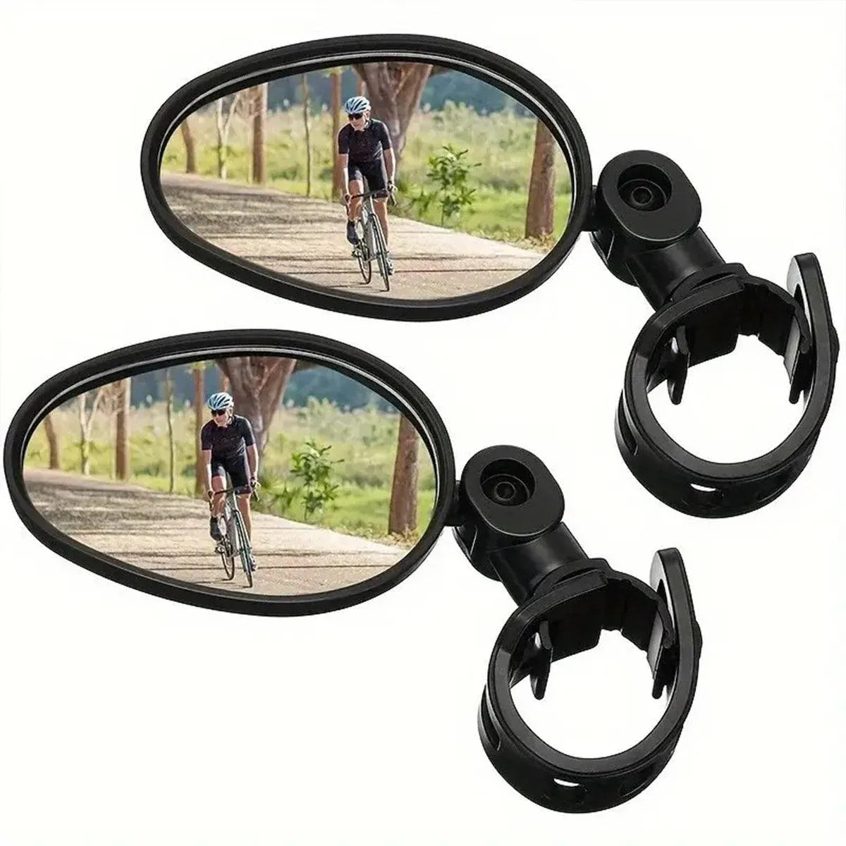 2pcs Bike Rear View Mirrors Adjustable Mountain Bike Handlebar Mirrors Cycling V528-REARVIEW-2PCS-627979