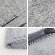 Bedside Storage Caddy Hanging Organizer Pocket Bag for Phone Remote Book - Grey V528-RECEIVEBAG-GREY-44009