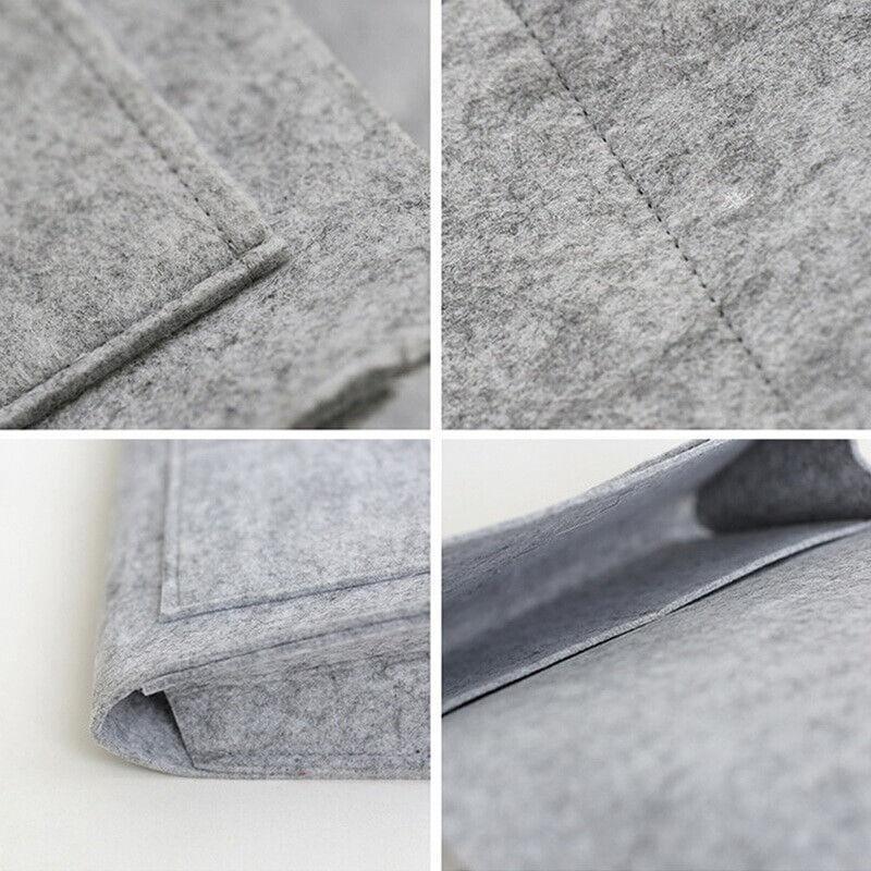 Bedside Storage Caddy Hanging Organizer Pocket Bag for Phone Remote Book - Grey V528-RECEIVEBAG-GREY-44009