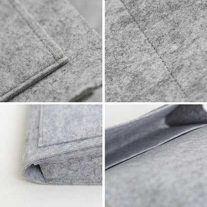 Bedside Storage Caddy Hanging Organizer Pocket Bag for Phone Remote Book - Grey V528-RECEIVEBAG-GREY-44009