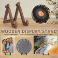Wooden Recipe Stand Menu Display Holder Family Record Poster Stand Base Rack V528-RECORD-STAND-BROWN-570461