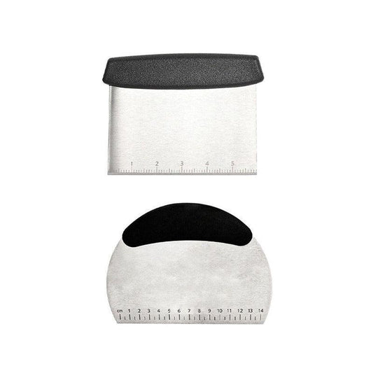 Dough Scraper Stainless Steel Bake Cake Slicer Pastry Cutter Multipurpose Bench - Rectangle V528-RECTANGLE-320741