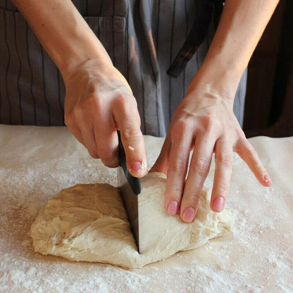 Dough Scraper Stainless Steel Bake Cake Slicer Pastry Cutter Multipurpose Bench - Rectangle V528-RECTANGLE-320741