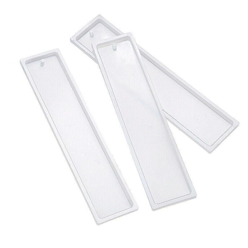 5PCS Silicone Bookmark Mould Rectangle Resin Craft Making Tool for DIY Projects V528-RECTANGULARMOLD-5PCS-99176