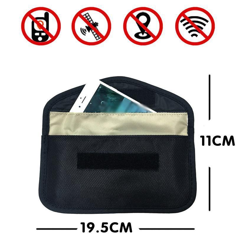 Car Key Case For Faraday Cage Fob Pouch Keyless RFID Blocking Bag - Red V528-RED-315823