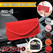 Car Key Case For Faraday Cage Fob Pouch Keyless RFID Blocking Bag - Red V528-RED-315823