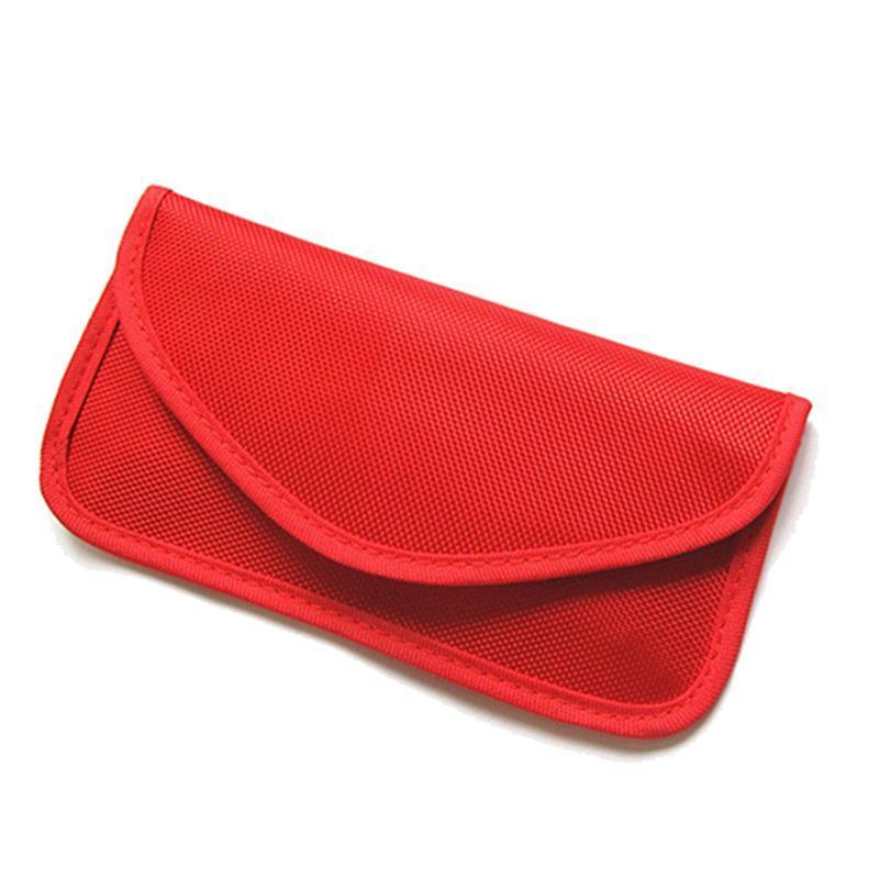 Car Key Case For Faraday Cage Fob Pouch Keyless RFID Blocking Bag - Red V528-RED-315823