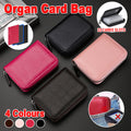 Compact Zipper Organ Card Cover Holder Wallet ID Bag Short Coin Purse Pockets - Rose Red V528-RED-A175209
