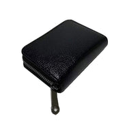 Compact Zipper Organ Card Cover Holder Wallet ID Bag Short Coin Purse Pockets - Rose Red V528-RED-A175209