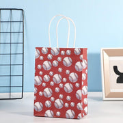 30PCS Fashion Ball Kraft Paper Gift Bag Festivals gift tote bag Party Favor Bag - Red-Tennis-Ball-30pcs V528-RED-TENNIS-BALL-30PCS-941132