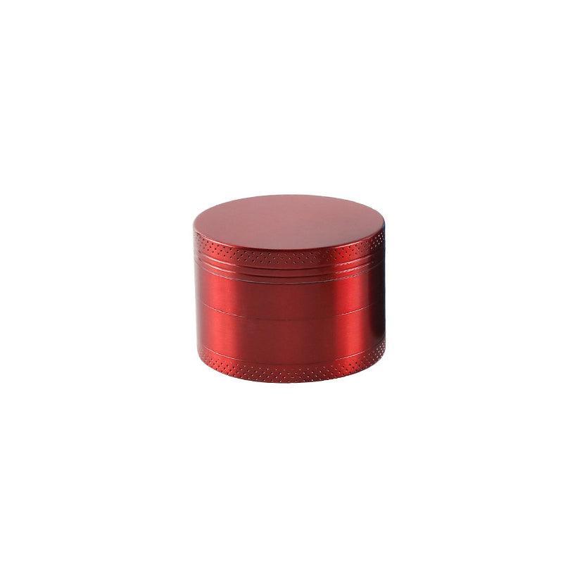 4-Layers Metal Zinc Alloy Tobacco Grinder Smoke Crusher Spice Hand Muller Au V528-REDTOBACCOGRINDER-670890
