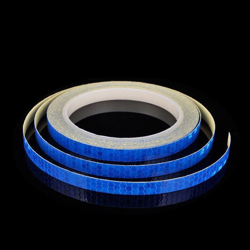 8m Reflective Tape for Bikes Cars Motorcycles Waterproof High Visibility Strip - Blue V528-REFLECTIVETAPE-BLUE-472593