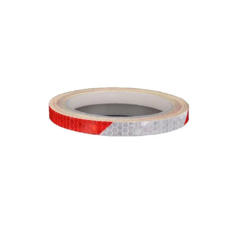 8m Reflective Tape for Bikes Cars Motorcycles Waterproof High Visibility Strip - Red-White V528-REFLECTIVETAPE-REDWHITE-155508