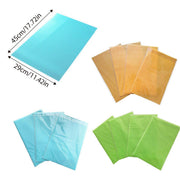 4PCS Cuttable Kitchen Anti-slip Mat Anti-fouling Refrigerator Drawer Liner Mat - Blue V528-REFRIGERATOR-MAT-4PCS-BLUE-676178