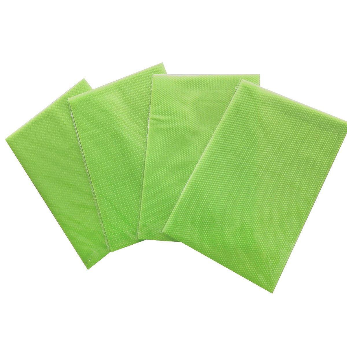 4PCS Cuttable Kitchen Anti-slip Mat Anti-fouling Refrigerator Drawer Liner Mat - Blue V528-REFRIGERATOR-MAT-4PCS-BLUE-676178