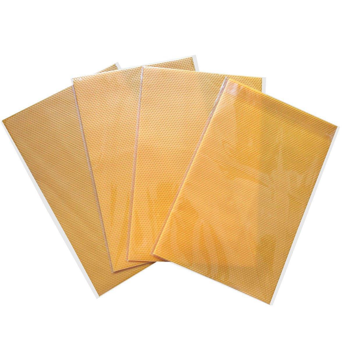4PCS Cuttable Kitchen Anti-slip Mat Anti-fouling Refrigerator Drawer Liner Mat - White V528-REFRIGERATOR-MAT-4PCS-WHITE-411716