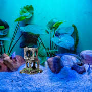 Fish Tank Shrimp Shelter House Square Stone Cave Aquarium Breeding Hiding Decor - 3 Squares V528-REFUGE-HOUSE-3-339924