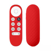 Silicone Case Protective Cover Shell For Google Chromecast Tv 2020 Voice Remote - Grey V528-REMOTECONTROL-SILVER-4561