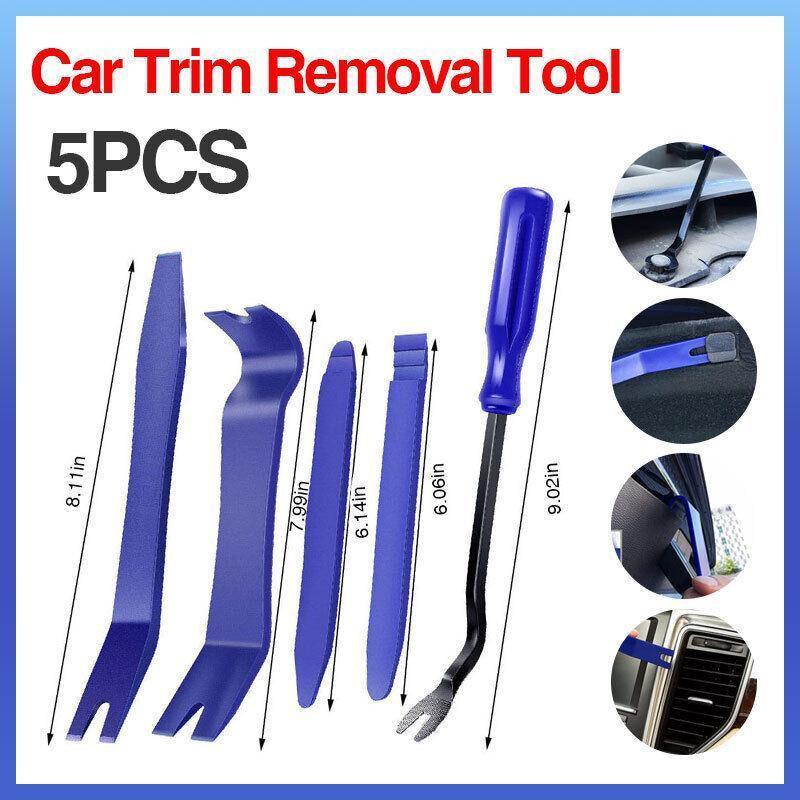 5Pcs Car Trim Removal Tool Auto Hand Tools Pry Bar Dash Panel Door Interior Kit V528-REMOVALTOOL-5PCS-359745