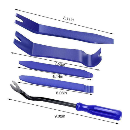 5Pcs Car Trim Removal Tool Auto Hand Tools Pry Bar Dash Panel Door Interior Kit V528-REMOVALTOOL-5PCS-359745