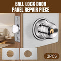 Spherical Lock Repair Plate Set Circular Door Lock Fixing Kit 2 Pieces Metal V528-REPAIR-TABLETS-2PCS-149598