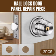 Spherical Lock Repair Plate Set Circular Door Lock Fixing Kit 2 Pieces Metal V528-REPAIR-TABLETS-2PCS-149598