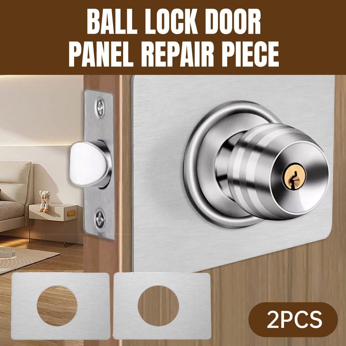 Spherical Lock Repair Plate Set Circular Door Lock Fixing Kit 2 Pieces Metal V528-REPAIR-TABLETS-2PCS-149598