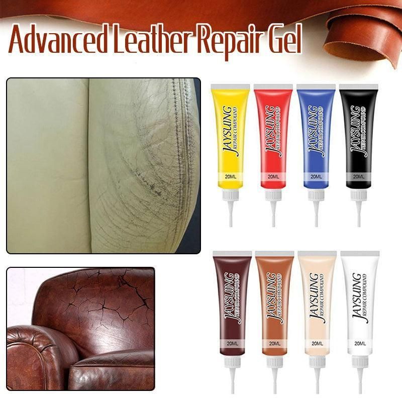 dvanced Leather Repair Gel Kit Filler for Sofa Auto Interior and Scratch Restoration - Maple V528-REPAIRGEL-MAPLE-925588