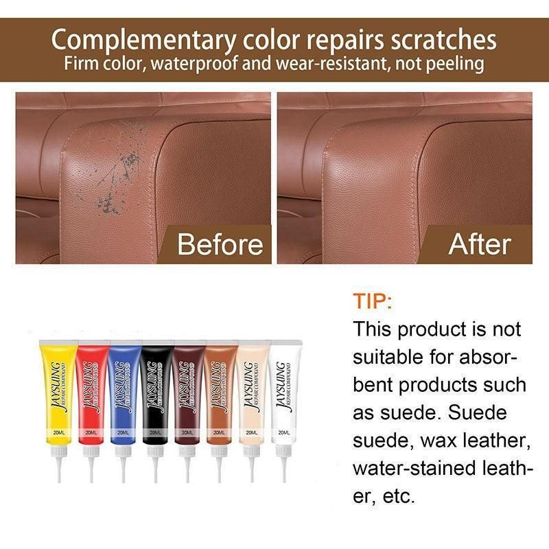dvanced Leather Repair Gel Kit Filler for Sofa Auto Interior and Scratch Restoration - Maple V528-REPAIRGEL-MAPLE-925588