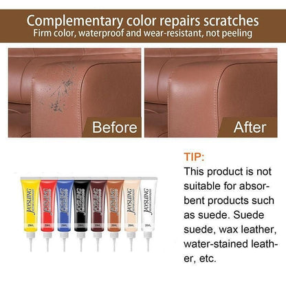 dvanced Leather Repair Gel Kit Filler for Sofa Auto Interior and Scratch Restoration - Walnut V528-REPAIRGEL-WALNUT-671610