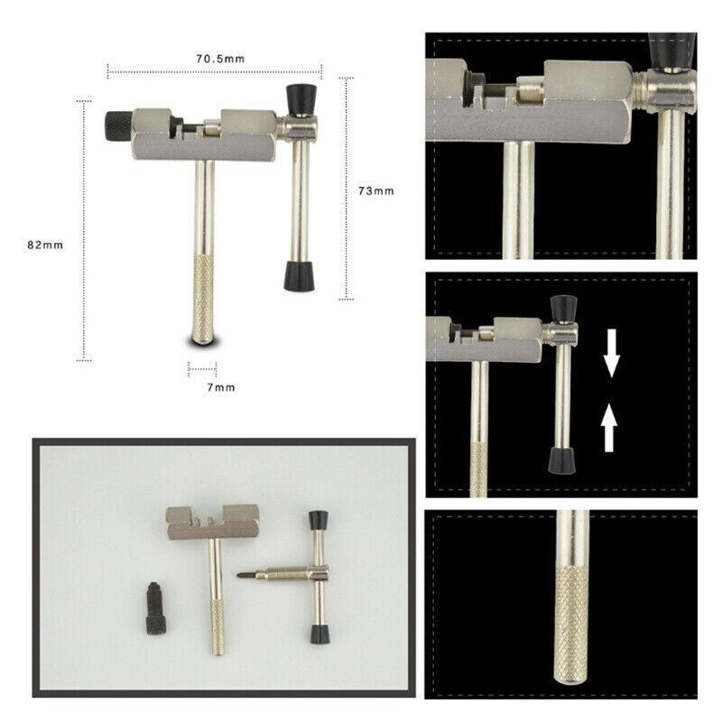 5PCS Bike Repair Tool Kit Crank Puller Chain Breaker Freewheel Bottom Bracket Remover V528-REPAIRTOOL-707421