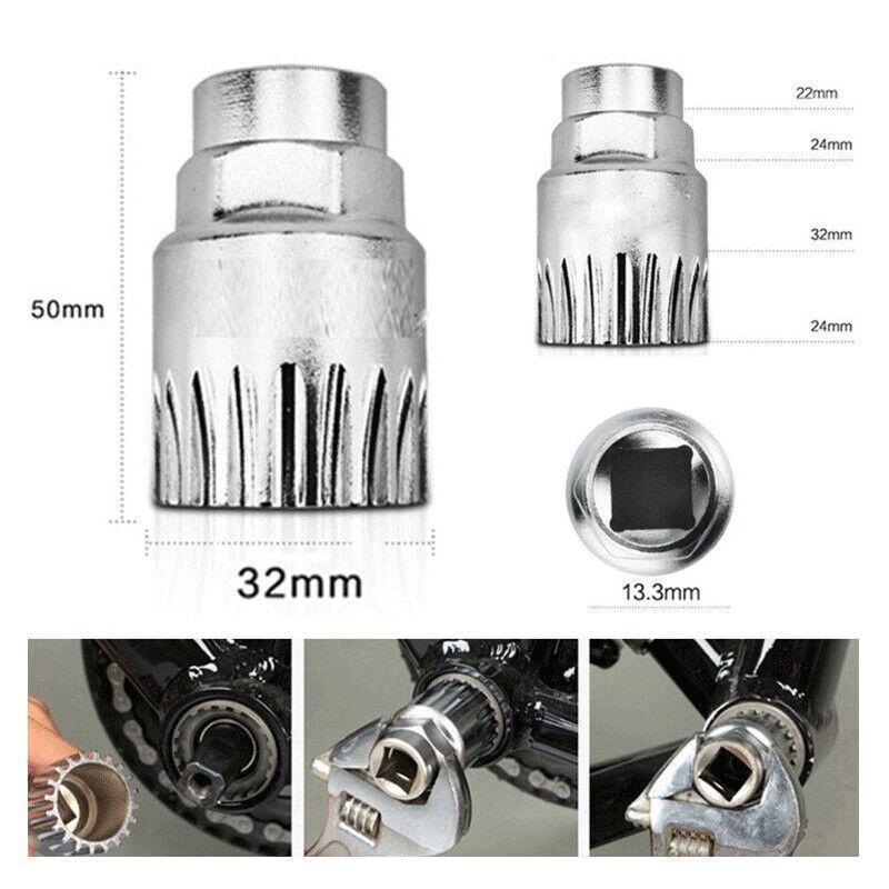 5PCS Bike Repair Tool Kit Crank Puller Chain Breaker Freewheel Bottom Bracket Remover V528-REPAIRTOOL-707421