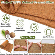 Reptile Terrarium Liner Coconut Fiber Mat Tortoise Carpet Pet Hamster Bedding - 50x30cm V528-REPTILE-MAT-30X50CM-937105