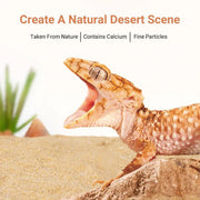 Reptile Sand Climbing Mat Pet Feeding Box Terrarium Landscaping Accessories - Orange V528-REPTILE-SAND-ORANGE-276971