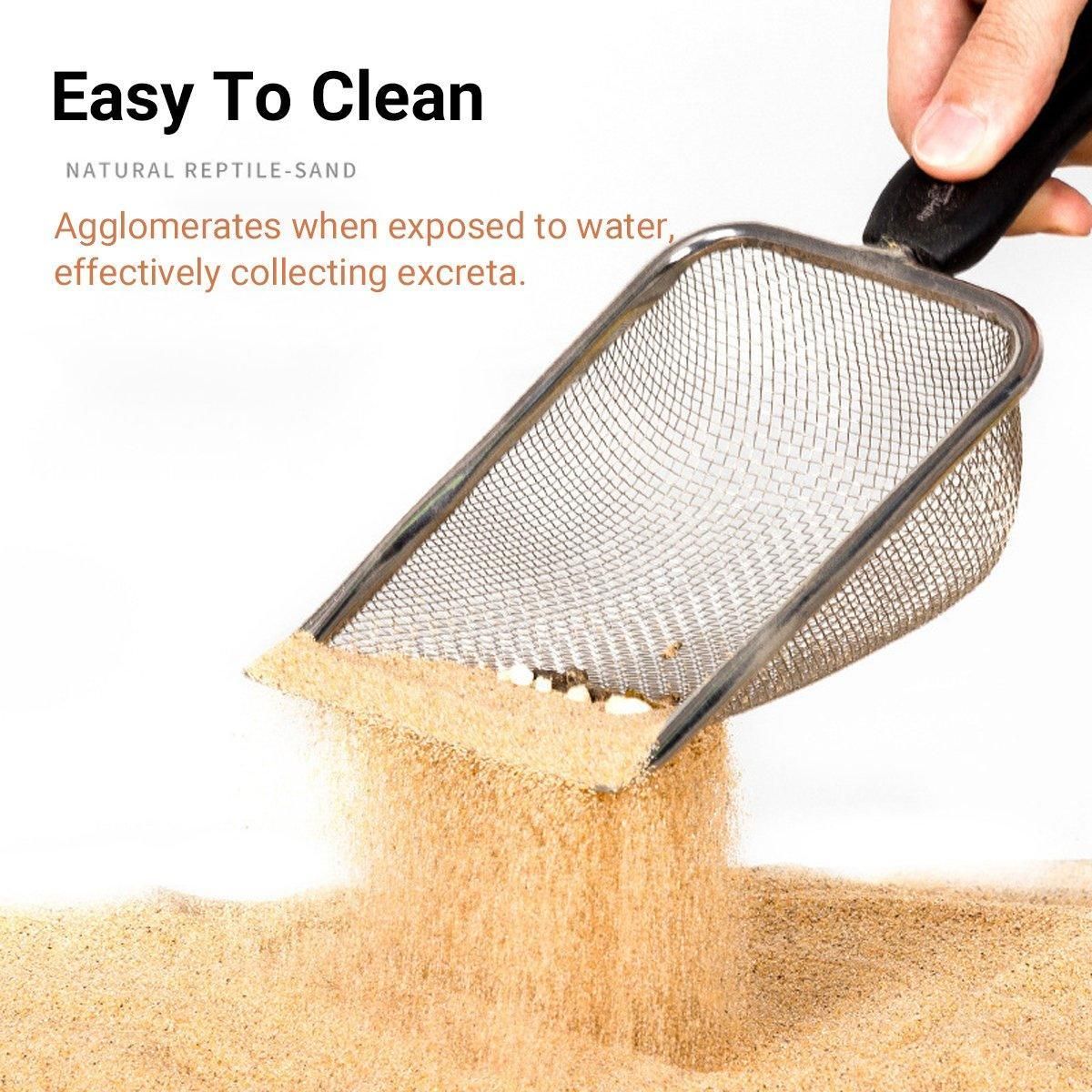 Reptile Sand Climbing Mat Pet Feeding Box Terrarium Landscaping Accessories - Yellow V528-REPTILE-SAND-YELLOW-162613