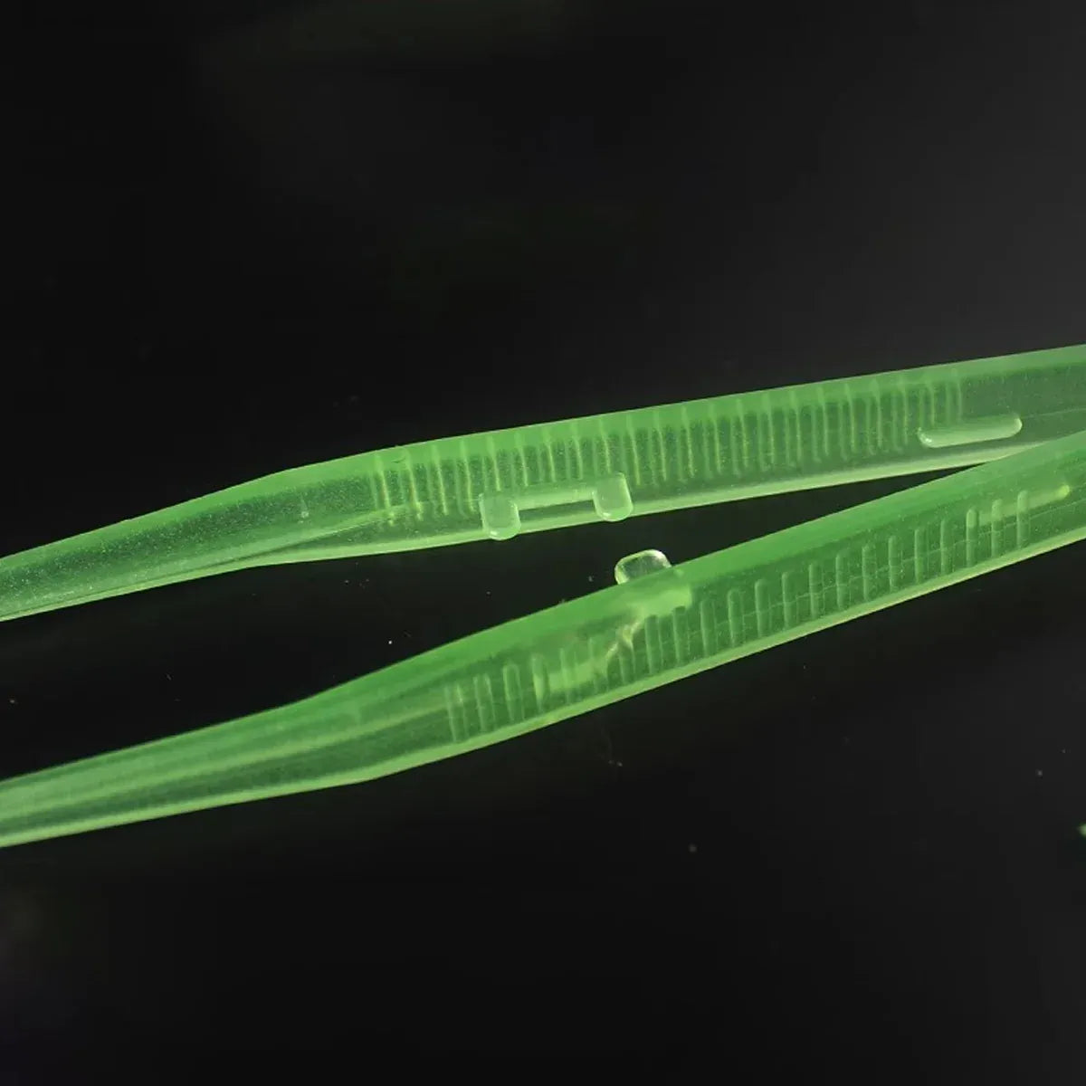 18cm Plastic Luminous Tweezer Feeding Tongs Straight for Reptile Feeder White V528-REPTILE-TWEEZERS-LUMINOUS-287045