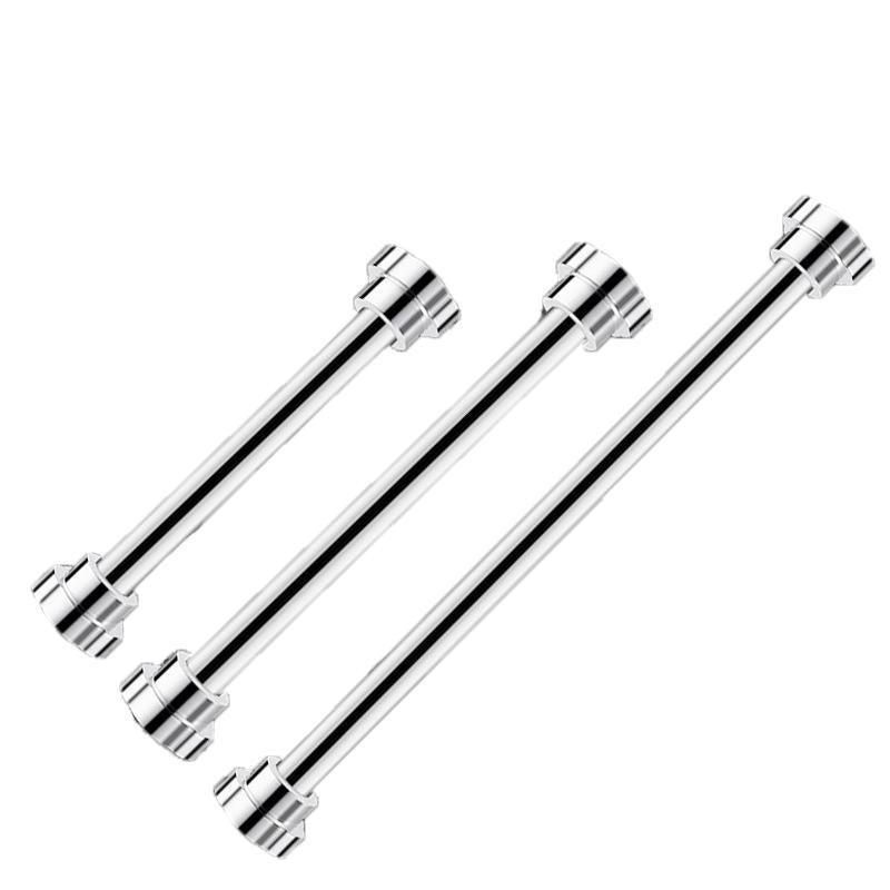 Adjustable Tension Rod Extendable Rack Shower Wind Curtain Closet Pole 50-160cm - 105-160cm V528-RETRACTABLEDRYINGRACK-100CM-459327