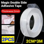 20mm Reusable Double Side Nano Tape Trackless Clear Adhesive Invisible Anti-Slip V528-REUSABLEDOUBLE-2PCS-411103