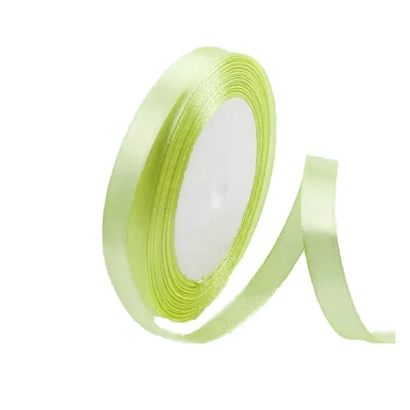 10mm Width Satin Hair Ribbon Wedding Party Decoration Gift Banquet 22m - Light Green V528-RIBBON-22M-LIGHTGREEN-905729
