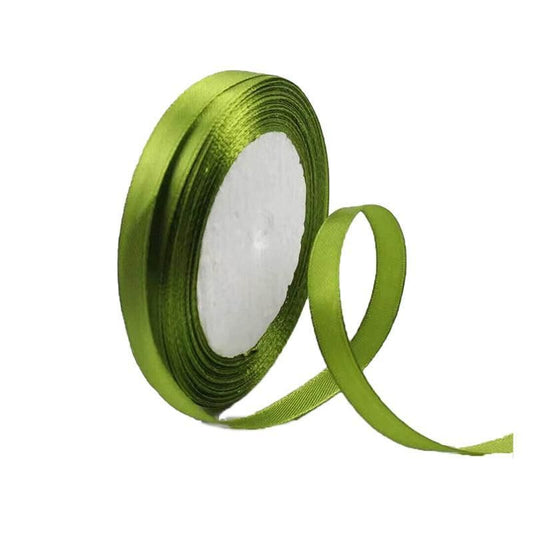 10mm Width Satin Hair Ribbon Wedding Party Decoration Gift Banquet 5m - Army green V528-RIBBON-ARMYGREEN5M-327404