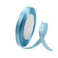 10mm Width Satin Hair Ribbon Wedding Party Decoration Gift Banquet 3m - Blue V528-RIBBON-BLUE3M-683151