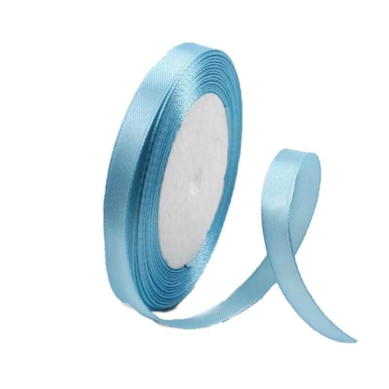 10mm Width Satin Hair Ribbon Wedding Party Decoration Gift Banquet 3m - Blue V528-RIBBON-BLUE3M-683151